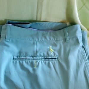 Tailor Dyrd Preformance Light Green Shorts with Embroidered Logo